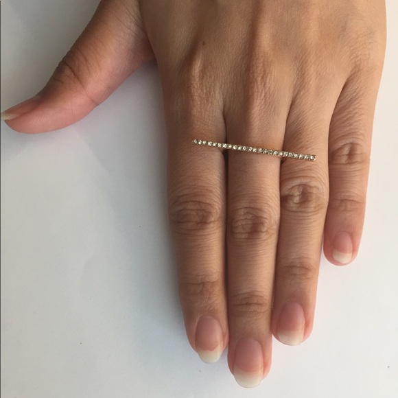 Jewelry - Gold Bar ring